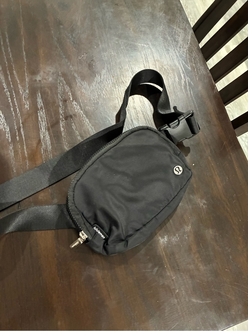 lululemon athletica Black Compact Crossbody Belt Bag